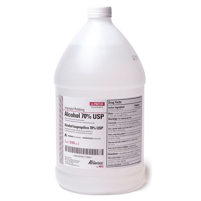 Alcohol Isopropyl 70% ProAdvantage Antiseptic Topical Liquid 1 Gallon Bottle (1/EA 4/CS) by Pro Advantage  ID P907128